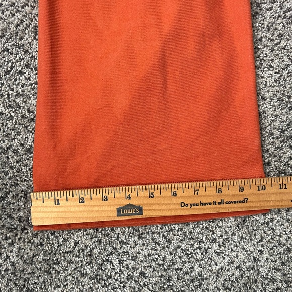 Anthropologie Maeve The Colette Wide Leg Crop Pants Orange/rust size 27 - Picture 10 of 12